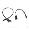 12v 2A 2-Way 1 Male 2 Female DC Power Cable Splitter Adapter Connector Extension Cable for CCTV 5.5mmx2.1mm view 1
