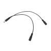 12v 2A 2-Way 1 Male 2 Female DC Power Cable Splitter Adapter Connector Extension Cable for CCTV 5.5mmx2.1mm view 3