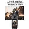 4K Thumb Camera, Upgraded 180 Lens Rotation, 170 Wide Angle Wearable Pocket Cam with Magnetic Lanyard for Travel, Pet Walking Cycling, Diving, Skiing (White4K,32G) view 3