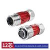 DH20 cable connector 2-12 core reverse installation high current male and female aviation socket(12 core) view 2