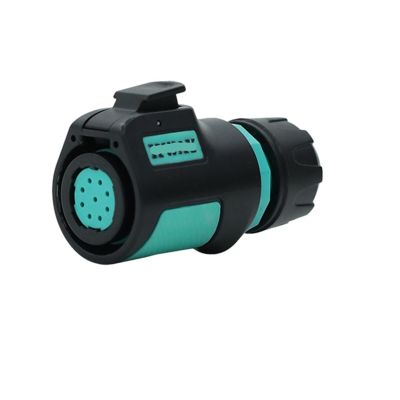 K20 reverse aviation 2-3-4 core 5-7-9-12 pin LED power signal quick female connector(9 pin plug 5A200V)