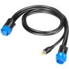 000-11010-001 Heavy-Duty Video Adapter Cable Fit for Lowrance, Replacement Composite Camera Input Cable for Lowrance HDS Gen2/Gen3/Carbon/Live/Pro - Black view 1