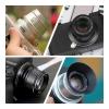 Compatible for Sony E 35mm F1.4 APS-C Prime Lens for Mirrorless Cameras XF M L Z M43 Mount(Silver,L-Mount) view 2