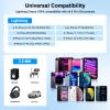 [Apple MFi Certified] 5 Pack Lightning to 3.5 mm Headphone Jack Adapter, iPhone Aux Adapter Converter Dongle Audio Cable Compatible with iPhone 14 13 12 11 X XS 8 7 view 3