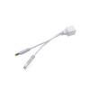 1 Male to 2 Female 2-Way POE Cable Passive Power Over Ethernet Adapter Cable RJ45(White A) view 1