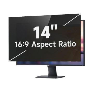 LINGDSWULING 24 Inch Computer Privacy Screen Filter For 16:9 Widescreen Monitor Removable Eye Protection Anti Glare Blue Light Filter Privacy Shield Reusable(19.5inch/43.3x34 cm)
