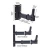 Bassadoro PA Speaker Wall Mount Bracket 35mm Mounting Hole Telescopic Length Adjustable for Schools Office KTV view 4