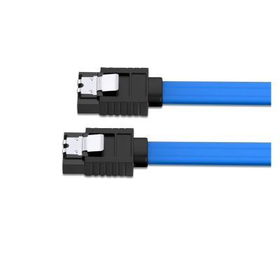 Data Cable Connection Conversion Cable SATA3 Solid State Drive Mechanical Hard Drive Optical Drive Serial Port Cable 6Gb/s Extension Cable(Blue 40CM)