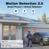 Anpviz 12MP @10fps 16CH PoE Security Camera System, 16 Channel Commercial NVR with 4TB HDD and 8X12MP IP Turret Metal Wired Cameras Smart Dual Light, AI Human Vehicle Detection, IP67 CCTV for Business view 2
