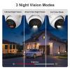 Anpviz 12MP @10fps 16CH PoE Security Camera System, 16 Channel Commercial NVR with 4TB HDD and 8X12MP IP Turret Metal Wired Cameras Smart Dual Light, AI Human Vehicle Detection, IP67 CCTV for Business view 4
