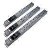 Cabinet Mount PDU Power Strip 2/3/4/5/6/7/8 Universal Socket with Switch Surge Protection Digital Voltage Measuring Instrument(EU Plug 1.5m Wire) view 1