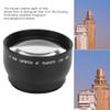 52MM 2X Aluminum Alloy Magnification Lens, Camera Additional Lens, High Definition Super Distance Lens with 62MM Front Thread for Filters, Compatible with 52MM Diameter 18 55 view 4