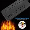 US Outlet 12 in 1 Power Multi Tap Universal Power Strip with Master Control Switch AC Type C USB Port Charge Electrical Socket view 4