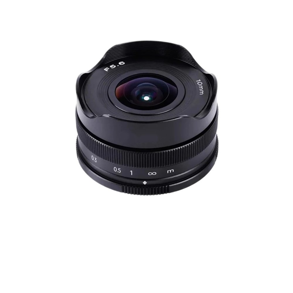 Compatible for Sony E XF M43 EOS M Mount 10mm F5.6 APS-C Fisheye Manual Focus Lens for Mirrorless Cameras(EOS M)