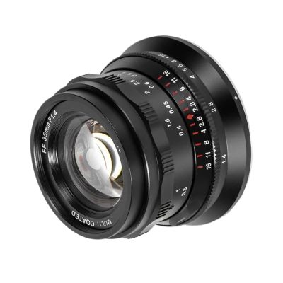 Compatible for Sony E RF Z L Mount 35mm F1.4 Full Frame Manual Focus Lens for A7 A7II A7III A7R A7RII(E-Mount(FE))