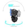 Aooly Ballhead Portable Alloy Cold Shoe Ballhead, Monitor Bracket Support with 360 Degree Rotation, Multi Function Adapter for Camera Cage, Includes 1/4in Screw and Detachable view 4
