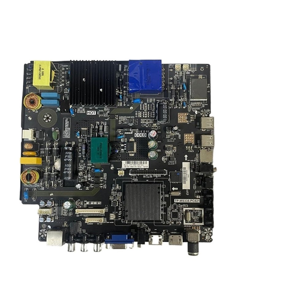 Ouyniei TP.MS338.PC821 + Remote Control Universal Driver Board Suitable for 40-inch-70-inch TV with Network FunctionTV Motherboard