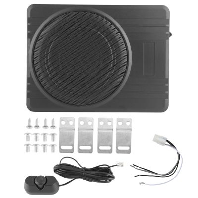 SparkFeng 10in Under Seat Subwoofer, 800W Car Audio Bass Speaker, Slim 12V Subwoofer with Aluminum Alloy Body, Deep Bass Clear Sound for Car Stereo System, Space Saving Design for Vehicle Mo