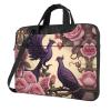 WZYWHJ 13 inch A pair of phoenixes Pattern Laptop Bag - with Soft Interior, Multiple Pockets - Ideal for Men, Travel and Business view 1