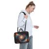 WZYWHJ 15.6 inch Star Ring Cosmic Vortex Pattern Laptop Bag - with Soft Interior, Multiple Pockets - Ideal for Men, Travel and Business view 3