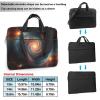 WZYWHJ 15.6 inch Star Ring Cosmic Vortex Pattern Laptop Bag - with Soft Interior, Multiple Pockets - Ideal for Men, Travel and Business view 4