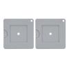 2 Pcs Adjustable Plastic Artist Viewfinder with Sliding Mechanism Color Isolation Tool for Painting Drawing Photography Composition Practice view 1