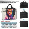 WZYWHJ 14 inch Savannah Lion Pattern Laptop Bag - with Soft Interior, Multiple Pockets - Ideal for Men, Travel and Business view 3