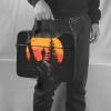 WZYWHJ 14 inch Silhouette Pattern Laptop Bag - with Soft Interior, Multiple Pockets - Ideal for Men, Travel and Business view 2