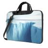 WZYWHJ 15.6 inch Glacier Cliff Pattern Laptop Bag - with Soft Interior, Multiple Pockets - Ideal for Men, Travel and Business view 1