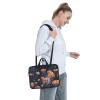 WZYWHJ 14 inch Quantum Jellyfish Swarm Pattern Laptop Bag - with Soft Interior, Multiple Pockets - Ideal for Men, Travel and Business view 3
