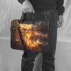 WZYWHJ 15.6 inch Burning flame Pattern Laptop Bag - with Soft Interior, Multiple Pockets - Ideal for Men, Travel and Business view 2