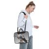 WZYWHJ 14 inch Topological Falcon Pattern Laptop Bag - with Soft Interior, Multiple Pockets - Ideal for Men, Travel and Business view 3