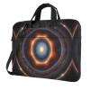WZYWHJ 13 inch Star Ring Universe Pattern Laptop Bag - with Soft Interior, Multiple Pockets - Ideal for Men, Travel and Business view 1