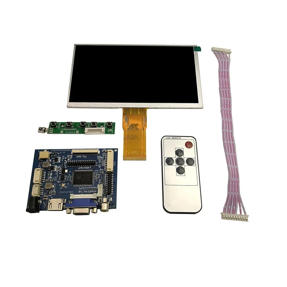 Compatible For7.0" 7300101463 E231732 1024x600 TFT LCD Display Screen 50pins HDMI VGA Control Driver Board Monitor Panel(LCD and Board)