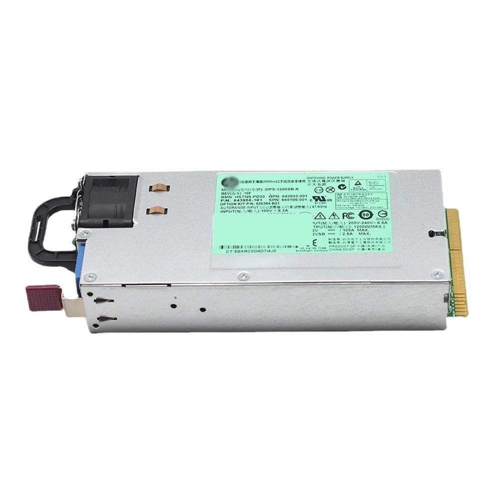 1pc 1200W for DL380 G8 Gen8/DL580 G8 G9 Gen9 DL580G8 Server Power Supply DPS-1200SB A HSTNS-PD30 643933-001 PSU