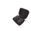 Naqiyun Multi-functional Electronic Accessories Storage Bag, Portable Digital Device Organizer, Shockproof Travel Case (black, 8 * 8.5 * 6.5cm) view 2