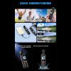 Akozon 2K Handheld Video Camera HD 350 Rotating Head WiFi Electronic Stabilization Wide Angle Handheld Camcorder with APP for Travel view 3