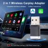 ZIZEV Wireless Adapter, 2 in 1 and Auto Wired to Wireless Dongle with Quick Startup and Stable Connectivity, for iOS 10.0 and for 10 System view 3