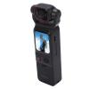 Akozon 4K Handheld Video Camera HD 180 Rotating Head WiFi 6 Axis Gyro Stabilization Wide Angle Handheld Camcorder with APP fit for Travel view 4