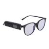 Wisoqu Portable Camera Glasses, 2.7K HD 12MP Video Recording Glasses with 110 Degree Wide Angle Lens and Smart Noise Cancellation, for Vlog Sports Bike Riding (Without Memory Card) view 1