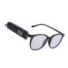 Wisoqu Portable Camera Glasses, 2.7K HD 12MP Video Recording Glasses with 110 Degree Wide Angle Lens and Smart Noise Cancellation, for Vlog Sports Bike Riding (Without Memory Card) view 3