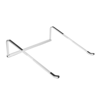 Asixxsix Foldable Laptop Stand, Aluminum Alloy Portable Sturdy Holder with Silicone Anti Slip Pad for 12 to 18 Inch Laptops, Compatible with, Laptop Holder