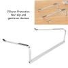 Asixxsix Foldable Laptop Stand, Aluminum Alloy Portable Sturdy Holder with Silicone Anti Slip Pad for 12 to 18 Inch Laptops, Compatible with, Laptop Holder view 3