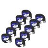 10PK Portable Label Maker Label Tape Compatible with LT100H LT-100H LT 91200 Labeling System(Black on Clear) view 1