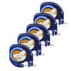 12mm Fabric Iron On Labels Compatible with A18771 A18768 Black on White for LT100H Label Maker(5PK) view 1
