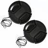 10pcs 37 39 40.5 43 46 49 52 55 58 62 67 72 77 82 86mm Center Pinch snap on Cap Cover for Canon for Nikon Camera Lens Excellent(67mm) view 1