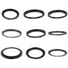 10pcs 46-49mm 49-52mm 52-55mm 55-58mm 58-62mm 62-67mm 67-72mm 72-77mm 77-82mm Metal Step Up Rings Lens Adapter Filter Set Excellent(10pcs 58-62) view 2