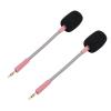 SUNGOOYUE Flexible, Detachable 3.5mm Microphone Replacement for Barracuda X Headset for Gaming and Streaming, 2-Pack (Roseate) view 2