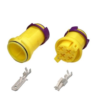 KIUYTRW 6.3mm Automotive Fog Light Male & Female Waterproof Plug Connector 813972930/81397292