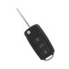 Tbest 1J0959753AH Car Remote Control Key 434MHz Chip Transmitter with Security for 2002 2005 Seat Black Plastic 3 Button view 2